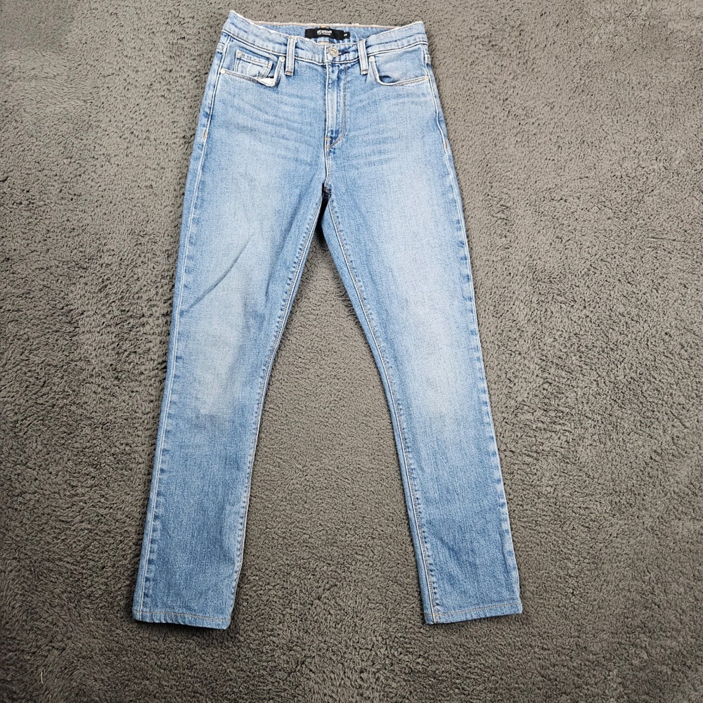 HUDSON Los Angeles Holly Straight Leg Light Wash Denim Jeans‎ Women's Size 25